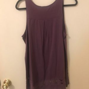 Purple tank top